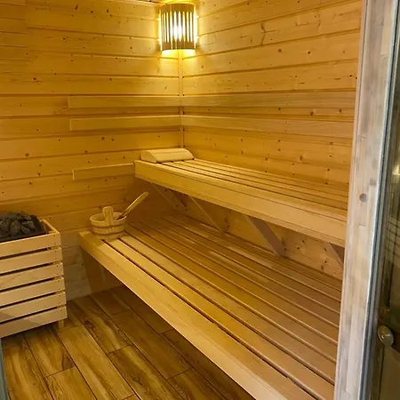 Caloroczny -mazury Gizycko Sauna Jacuzii Kominek Village de vacances Fuleda