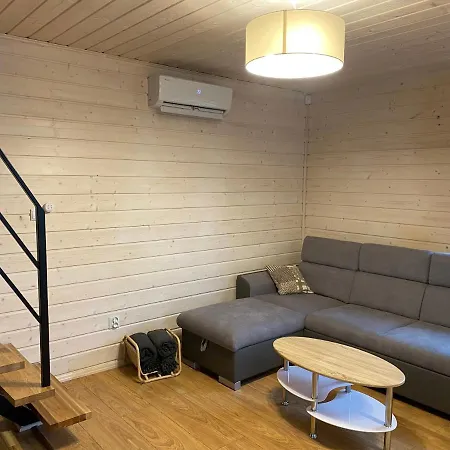 Prázdninový areál Caloroczny -mazury Gizycko Sauna Jacuzii Kominek