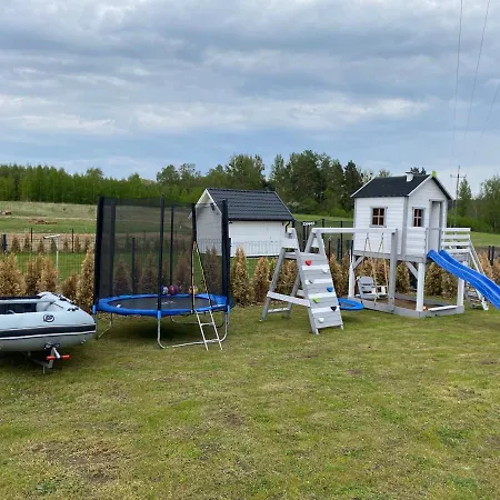 Prázdninový areál Caloroczny -mazury Gizycko Sauna Jacuzii Kominek