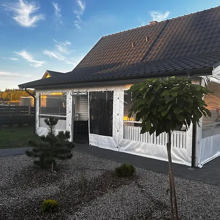 Prázdninový areál Caloroczny -mazury Gizycko Sauna Jacuzii Kominek