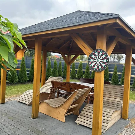 Prázdninový areál Caloroczny -mazury Gizycko Sauna Jacuzii Kominek Fuleda