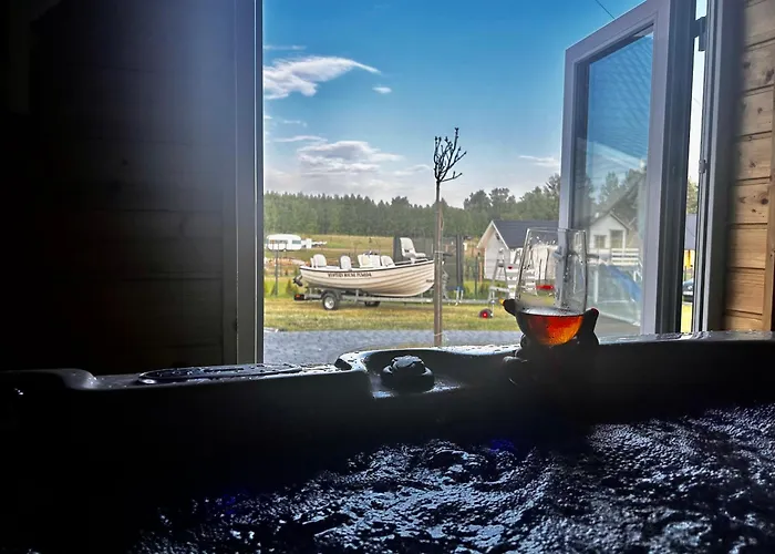 Całoroczny -mazury Giżycko Sauna Jacuzii Kominek Fuleda