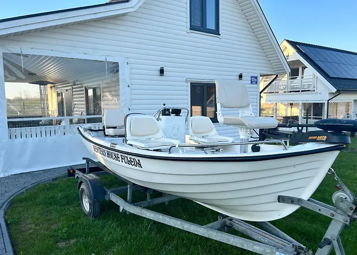 Całoroczny -mazury Giżycko Sauna Jacuzii Kominek