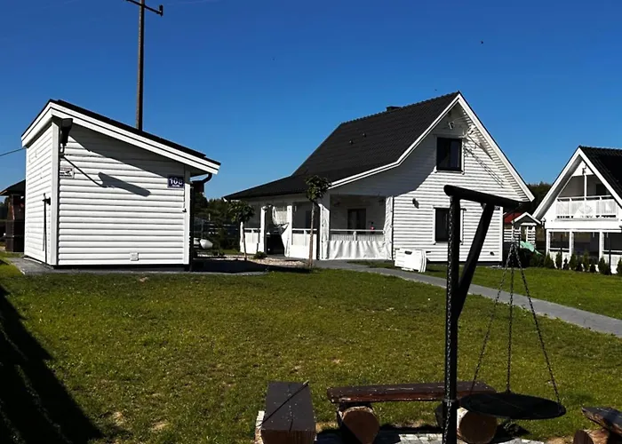 Kompleks wypoczynkowy Całoroczny -mazury Giżycko Sauna Jacuzii Kominek *