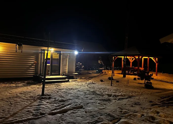 Całoroczny -mazury Giżycko Sauna Jacuzii Kominek Kompleks wypoczynkowy *